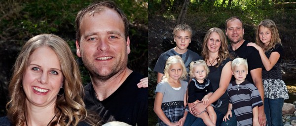 Brady & his 4th wife Nonie and their kids