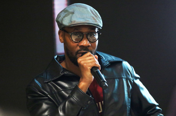  RZA attends the Apple Store Williamsburg presents "The Art of Beat Making with RZA + ROLI" at Apple Store Williamsburg on Nov. 3, 2016 in New York City.     Laura Cavanaugh/Getty Images 